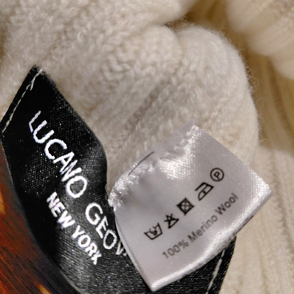 Elegant Ivory Knit Beanie - Picture 3 of 5